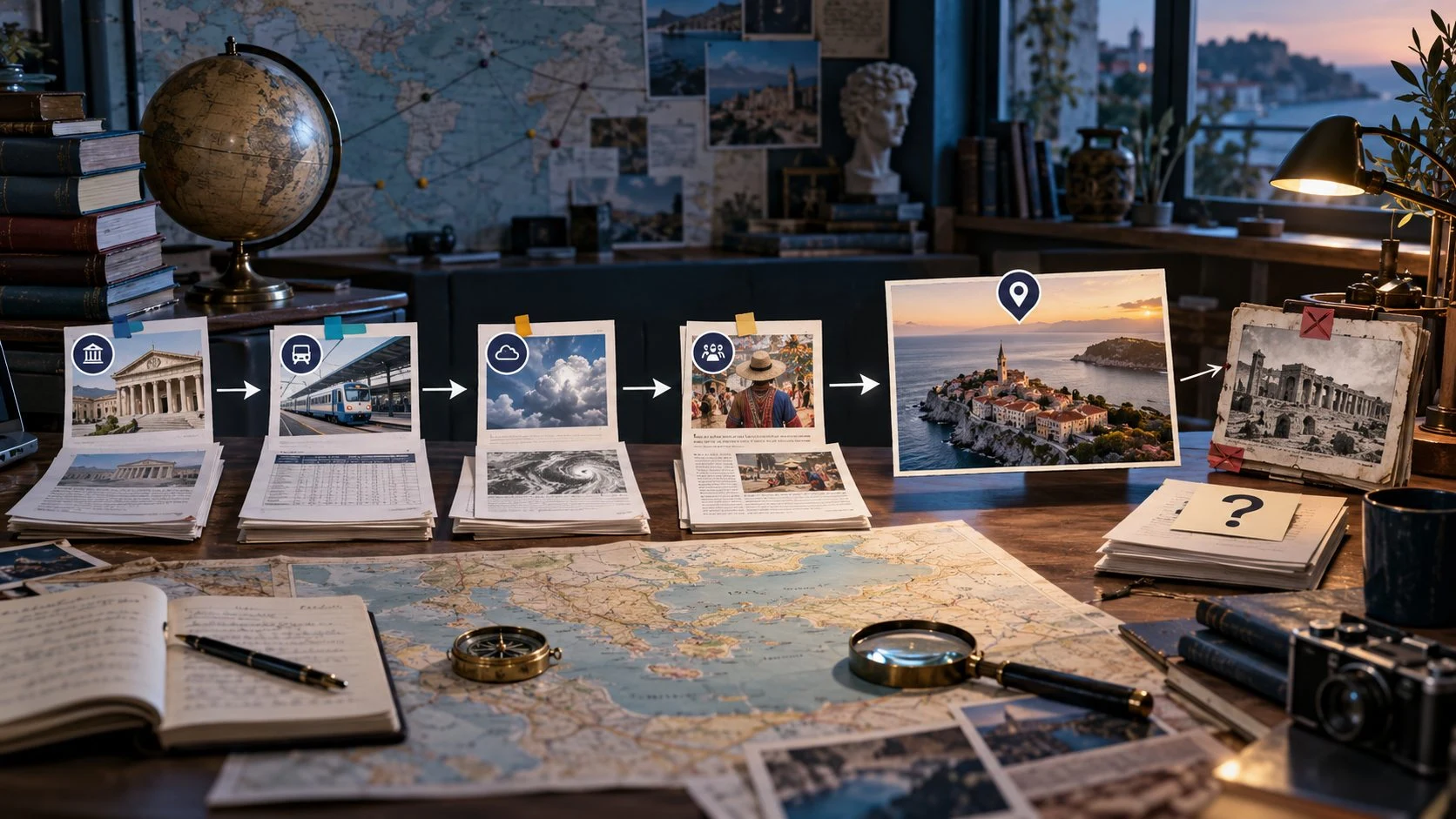 Illustrative source information and travel reference material.